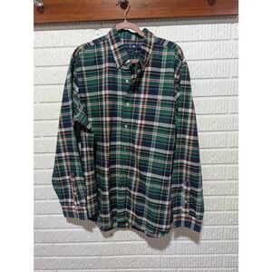Ralph Lauren Men's Multi-Color Plaid Long-Sleeve Button-Down Shirt Size XXL